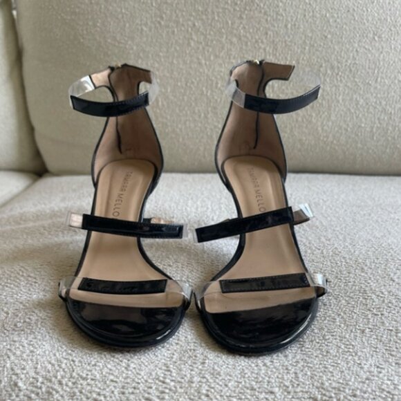 Tamara Mellon Black Frontline 75 - Size 37.5 - Picture 2 of 3